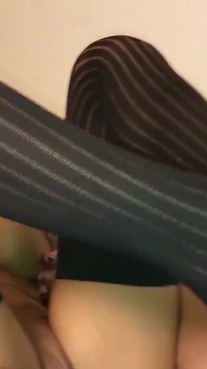 Stunning moment from "Nylon Overknees Sex and Footjob Finish - German Redhead Teen"