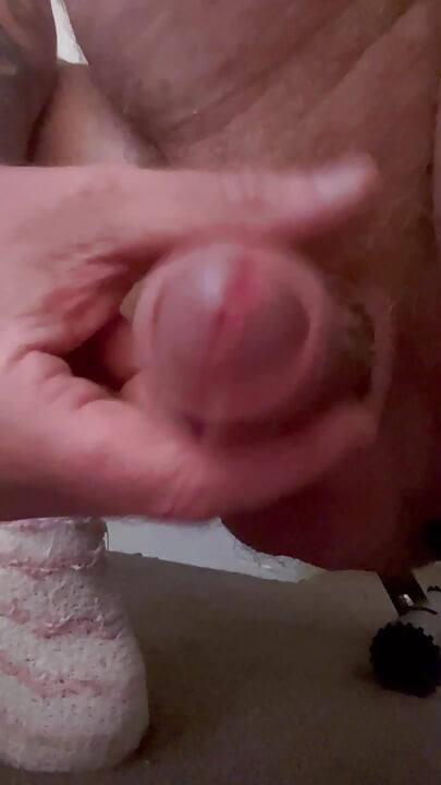 White hanging dick