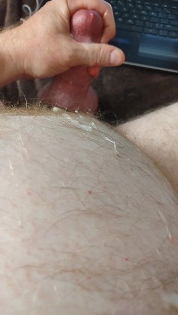 Cumming after a long edging session