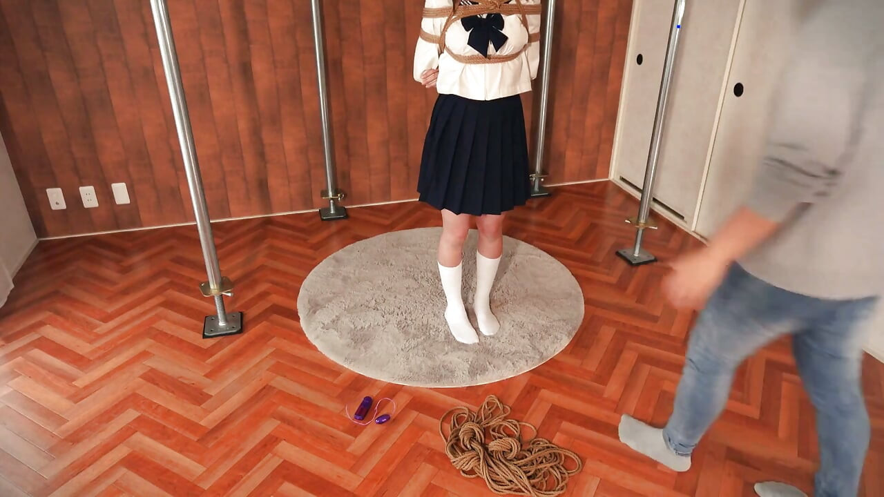 A Body Being Bound, Until the Girl Is Reduced to a Mere Sculpture.