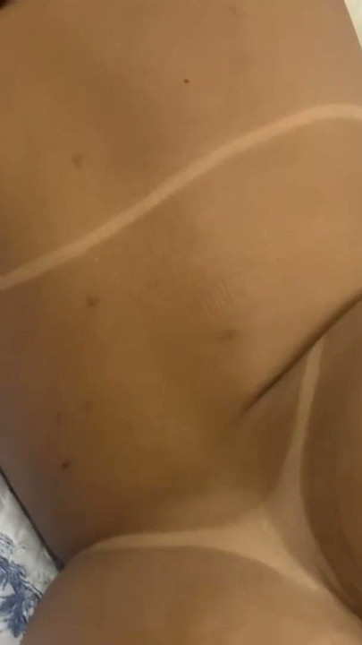 I can't resist my stepmom's tan and her big ass, it was a pleasure to penetrate her | Clip 1