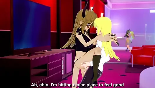 Crim with the Demon Girl From the Front Office - Interspecies Reviewers