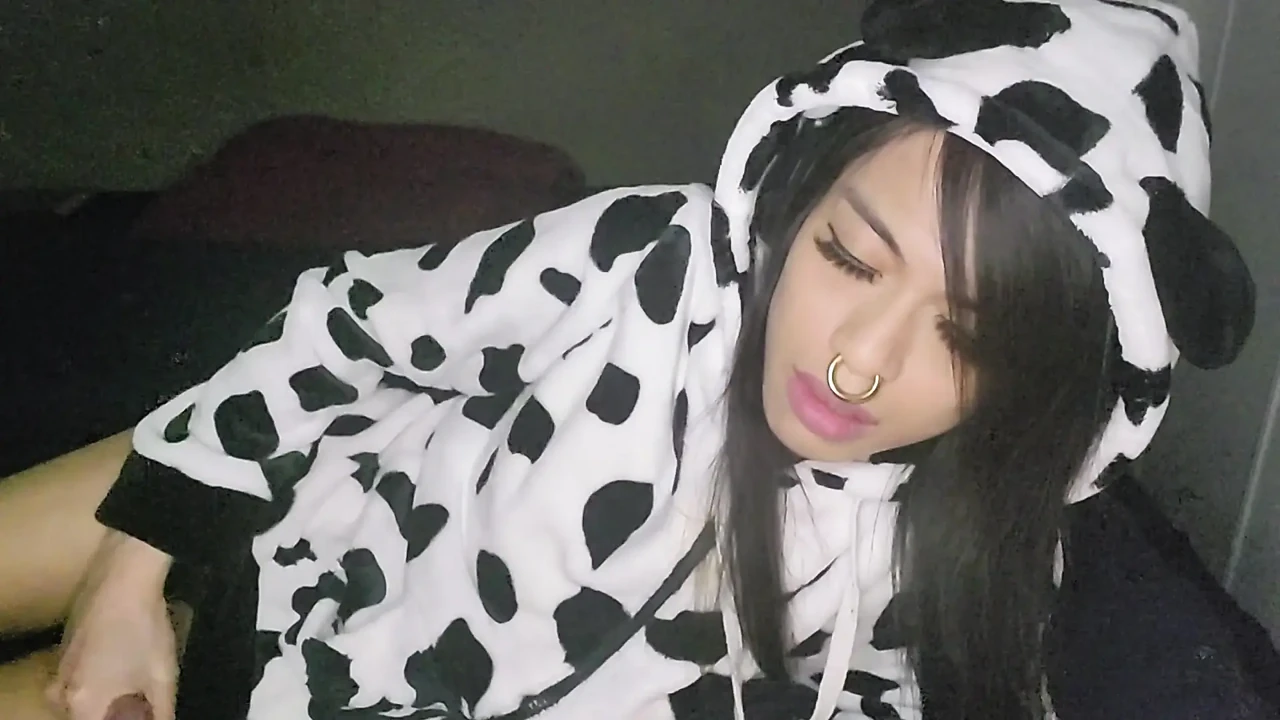 Little Trans CowGirl Loves Milk