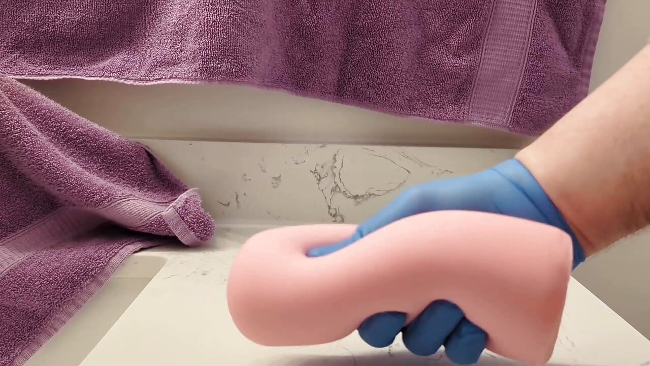 Japanski Pregled igračke onahole - CoolP's Sendouin Misa - Zarobljena u neravnom mrežu!