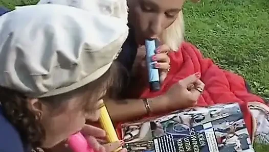 Mädchen-scounts aus Deutschland sind hier, um mit strapon zusammen zu ficken