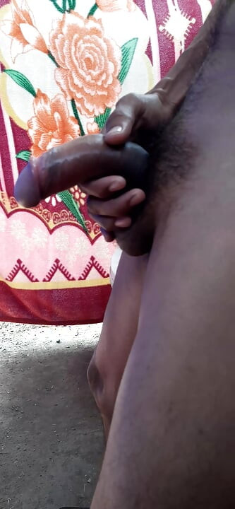 Massage black Indian cock