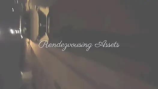 Leere Straße, Spät in Der Nacht Und Ein Nacktes Paar!