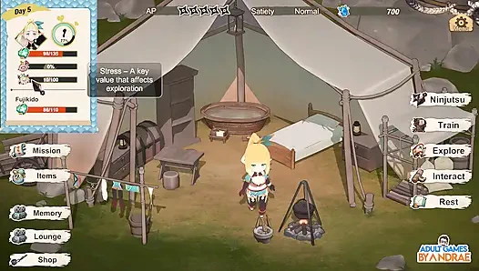 Melarikan diri, peri ninjaku! Gameplay 3d bagian 2 - latihan dan eksplorasi lizet dimulai