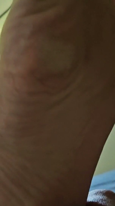 Cum On the Sole of my Feet with Cock Ring | Clip 1