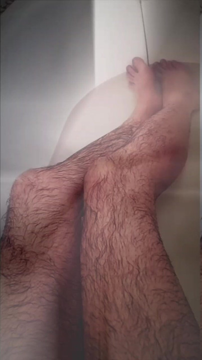My legs in bath