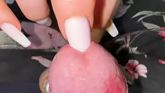 Femdom Long Nails Peehole Insertion (No Cum Sounding) I MyNastyFantasy