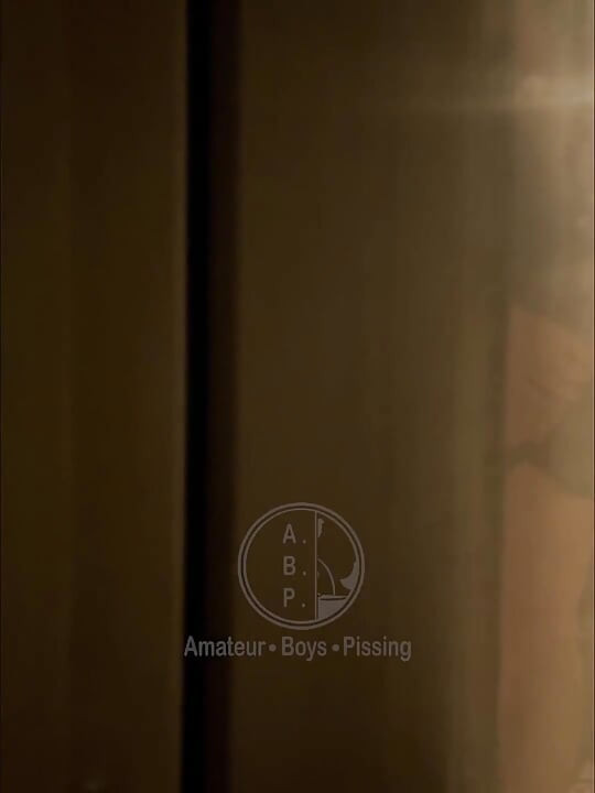 I Caught This Boy Peeing in Front of My Window, so I Approached, Opened It and Filmed Him as He Had Lifted His Shorts, Sticked H