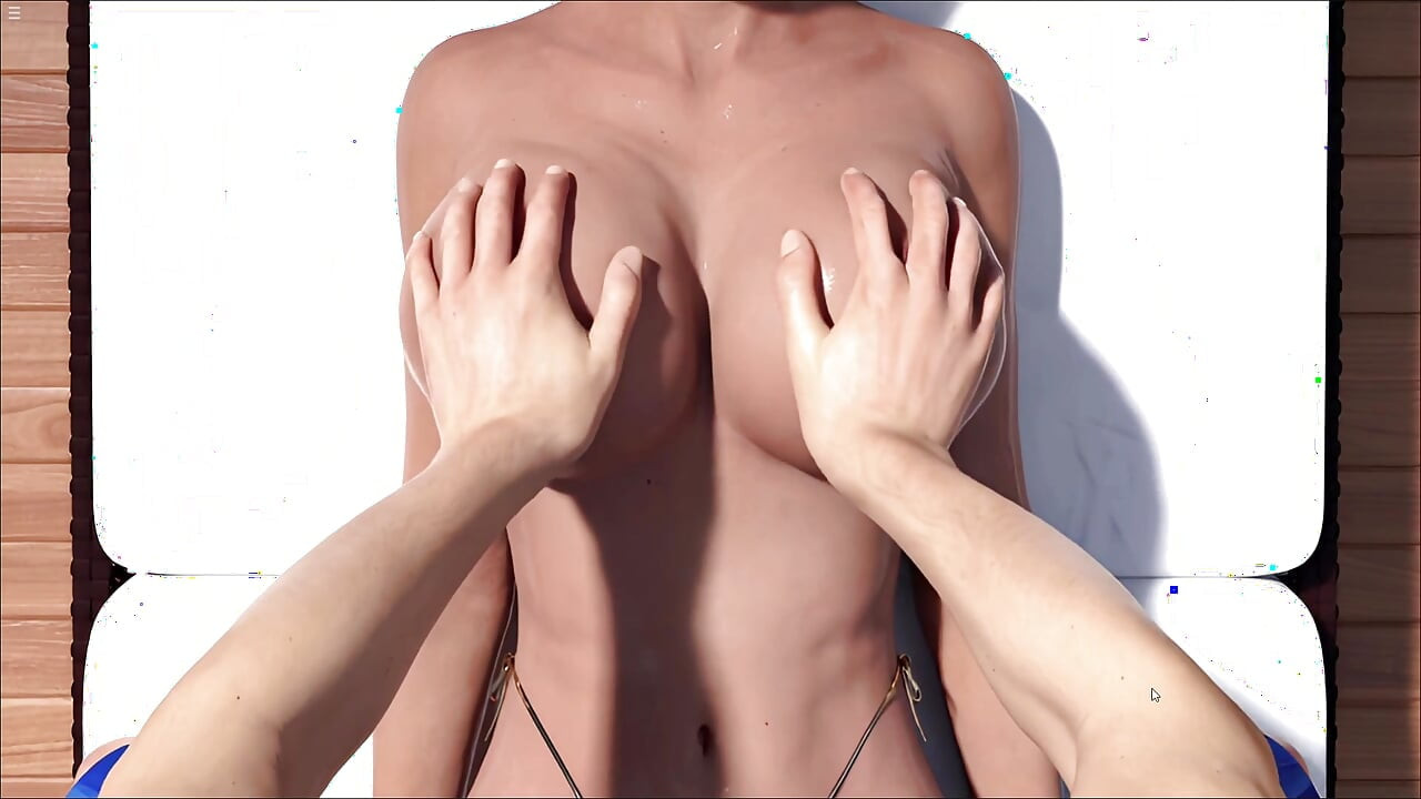 Stepmom Enjoys While Her Stepson Massaging Her Boobs And Ass