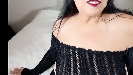 Anyone Like Watching Anal Masturbation with My Dildo While Wearing Thigh High Stockings?