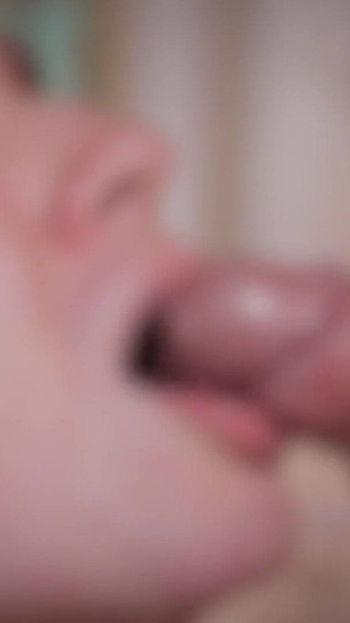 Facial Emmanuel Kokichi Giving Camilo Brown Intense Passionate Blowjob Til His Face Is Covered In Cum Then White Kiss at The End | Clip 1