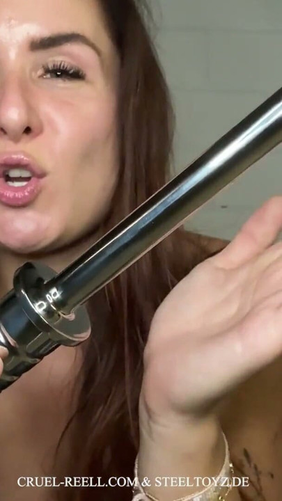 Cruel Reell İnce Çelik Çubuğu Test Ediyor - Steeltoyz Tarafından Prostat Tokatlama | Bölüm 1