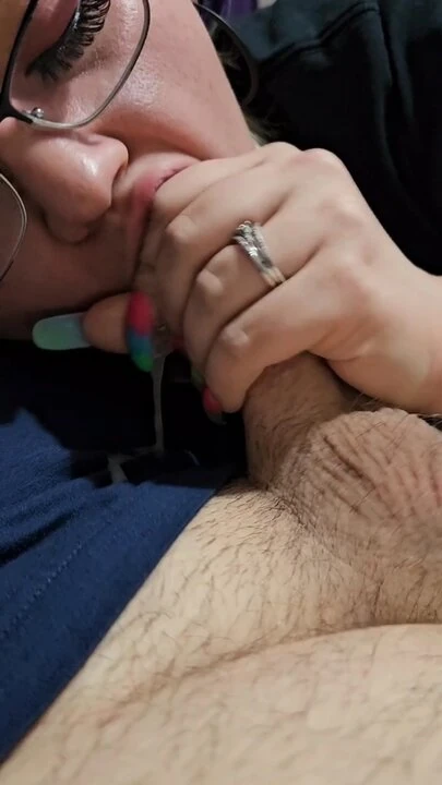Tried to give handjob turn into blowjob