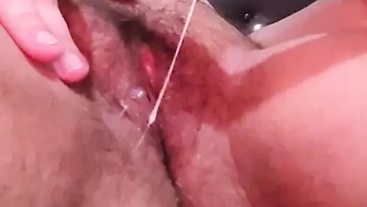 Cumming with a licking vibrator
