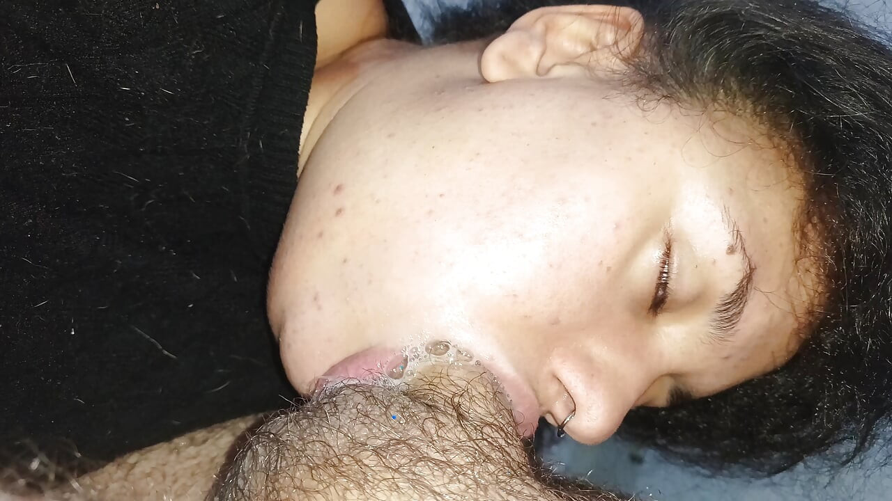 BREATHLESS FROM SO MUCH DEVOURING A HARD COCK, EATING AND FUCKING EVERYTHING