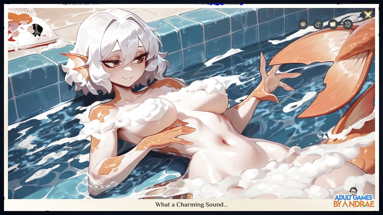 Hotel Tales: H-scene - Pasithea Masturbating by the Pool