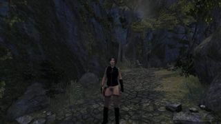 Lara Croft, perfekter PC, nackter Patch ohne Boden