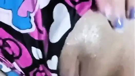 Colombian Latina Masturbates and Touches Her Big Tits