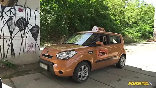 Fake Driving School - Two Hands on the Erection Yes on the Roadhead