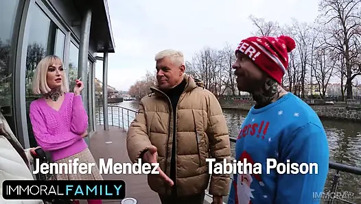 Stepdad Dan Pounds Both Women's Tight Pussies!