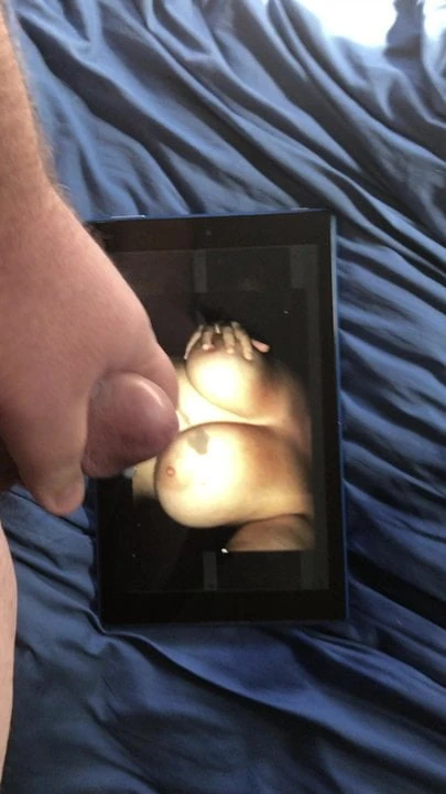 Cum Tribute on nice tits