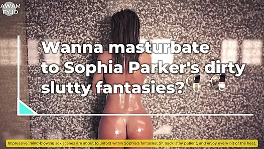 Awam 2 Fyjo Издание - беспрецедентная фантазия мастурбации Sophia Parker в ванной