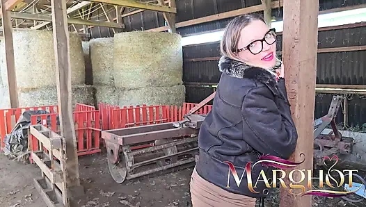 Threesome at the Farm: the Neighbor Ends up in My in Front of My Stepson