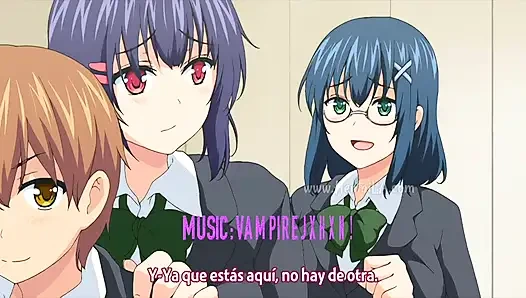 Ein high-sch00l-student mit seinen beiden mitschülern auf einem öffentlichen outingIkkyuu Nyuukon 02 Sub espaol