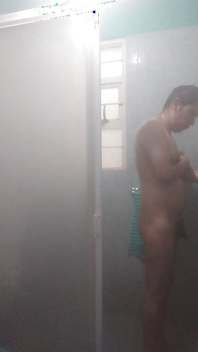 Showering so happy