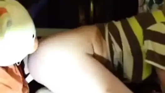 girl gets fucked with a toy