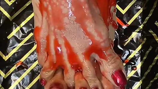 Kompilasi kaki melove yang berantakan & kaki panjang