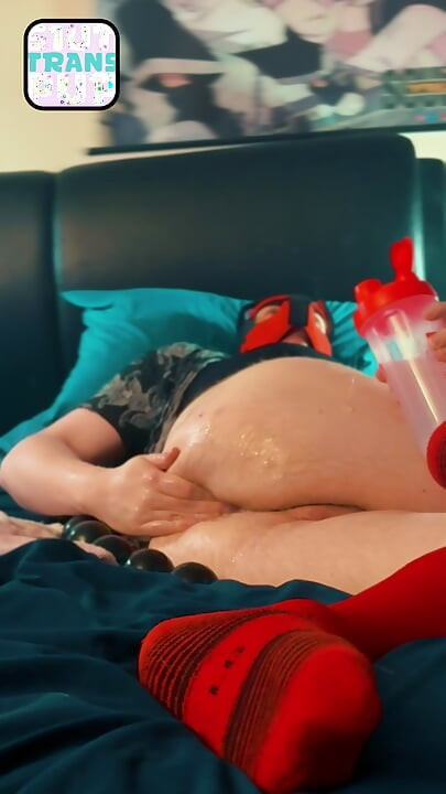 S1UTTRANSPUP - BRATTY PUP wrecks their hole with ANAL BALLS