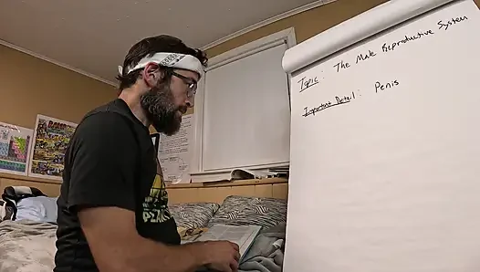 Anatomi dersi videosu erkek orgazmının yanlışlıkla gösterisine dönüşüyor