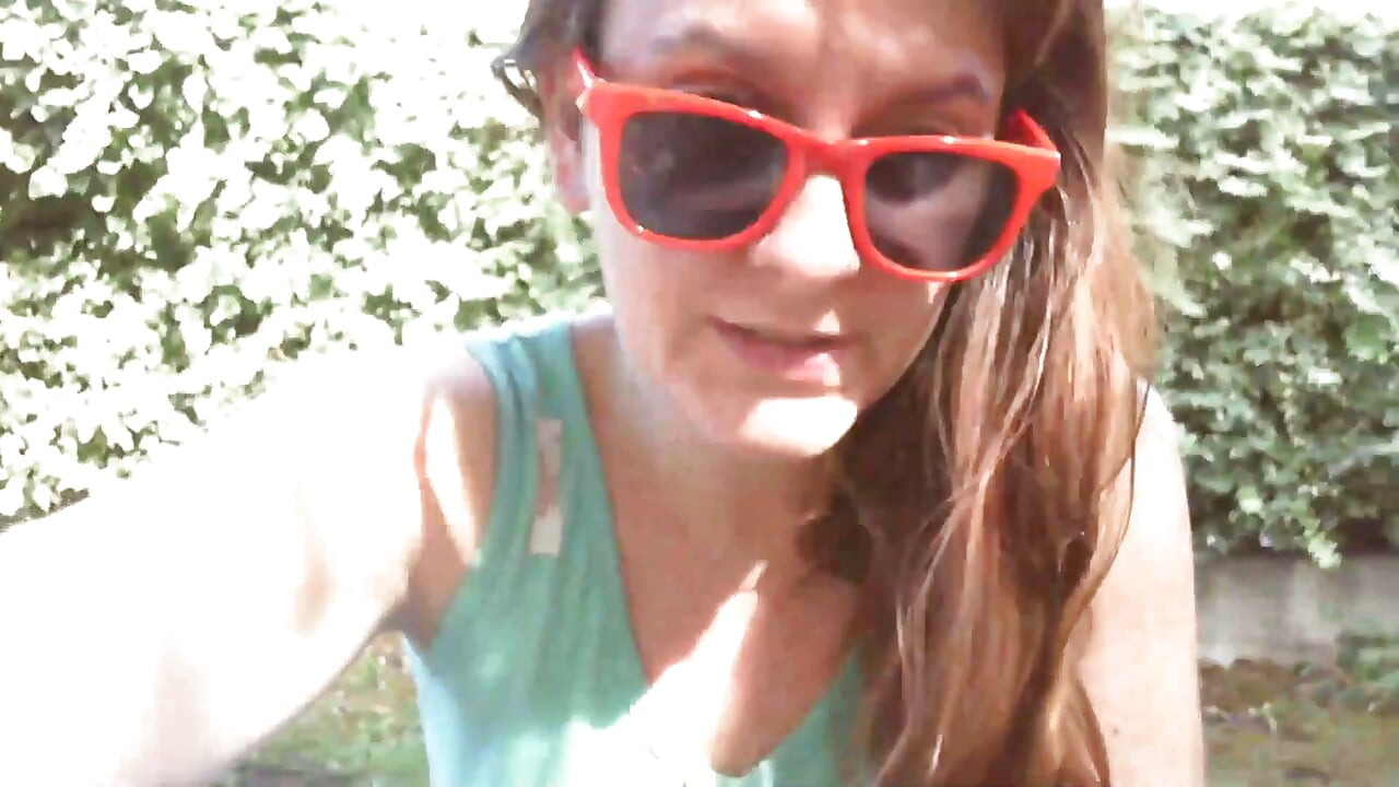 Wearing Sunglasses Outdoors