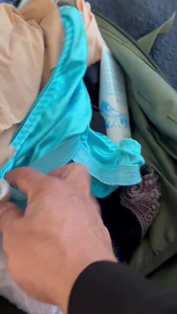 Thrilling moment from "Jerking off to mother inlaws soiled panties"