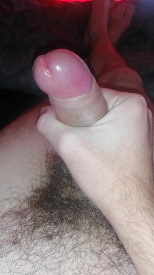 Rubbing my dick