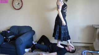 TSM - Amber tramples and jumps on me and busts my balls
