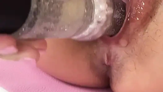 Squirting from my fingers and moaning loudly