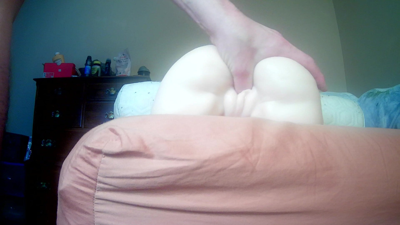 Pounding my new pocket pussy.