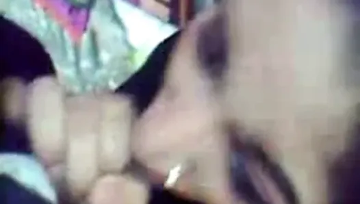 arabic girl from bahrain sucking cock and showing tits in a shop