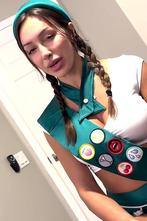 Horny Girl Scout Sisi Rose Has Rough Sloppy Sex