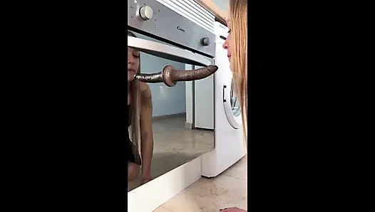 Petite Housewife Realized That Black Cock Is Better and Got a Powerful Squirt