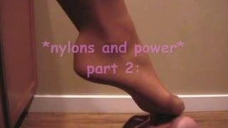 Adoration des pieds en nylon