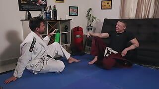 Duo nella lotta! - Marcelo Russo e Sá Luiz ricordano una deliziosa lezione di combattimento su Na Pegada Podcast