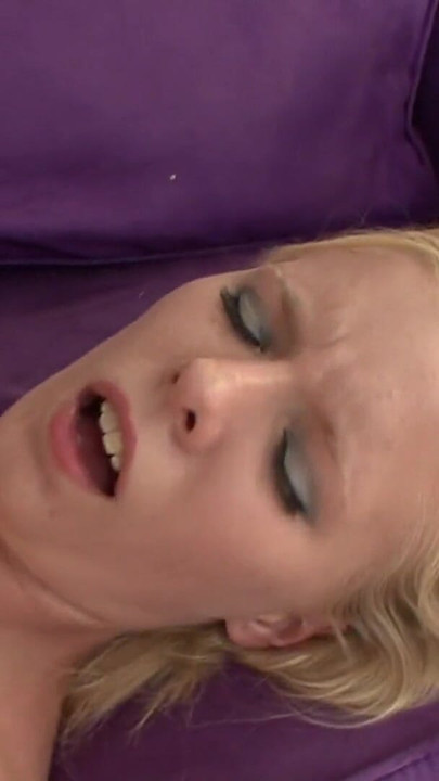 Stunning moment from "Guy licks and drills blue-eyed teen's tight pussy in living room"