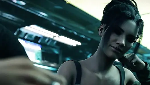 Cyberpunk 2077 - Judy Alvarez Remix Color WM (Sound) By RashNemain animation 3D Hentai